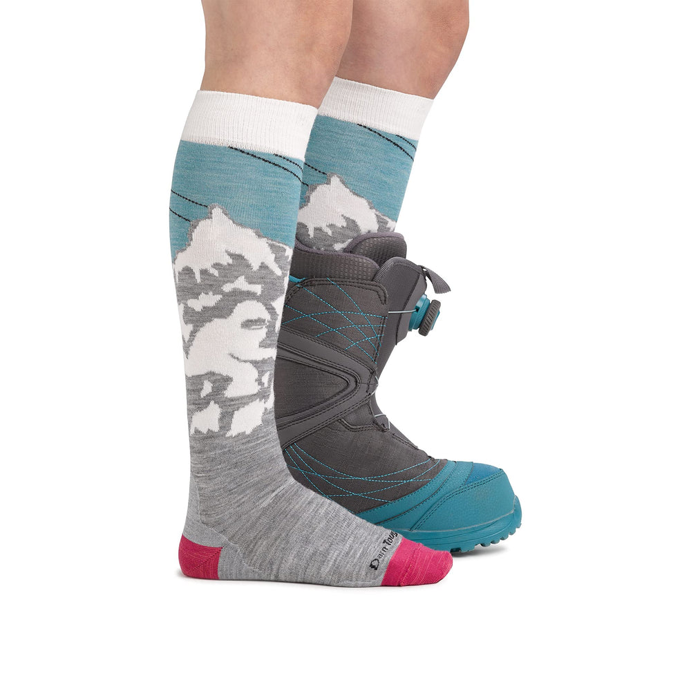 Darn Tough Vermont Yeti OTC Midnight merino-wool blend delivers breathability and fast-drying comfort.