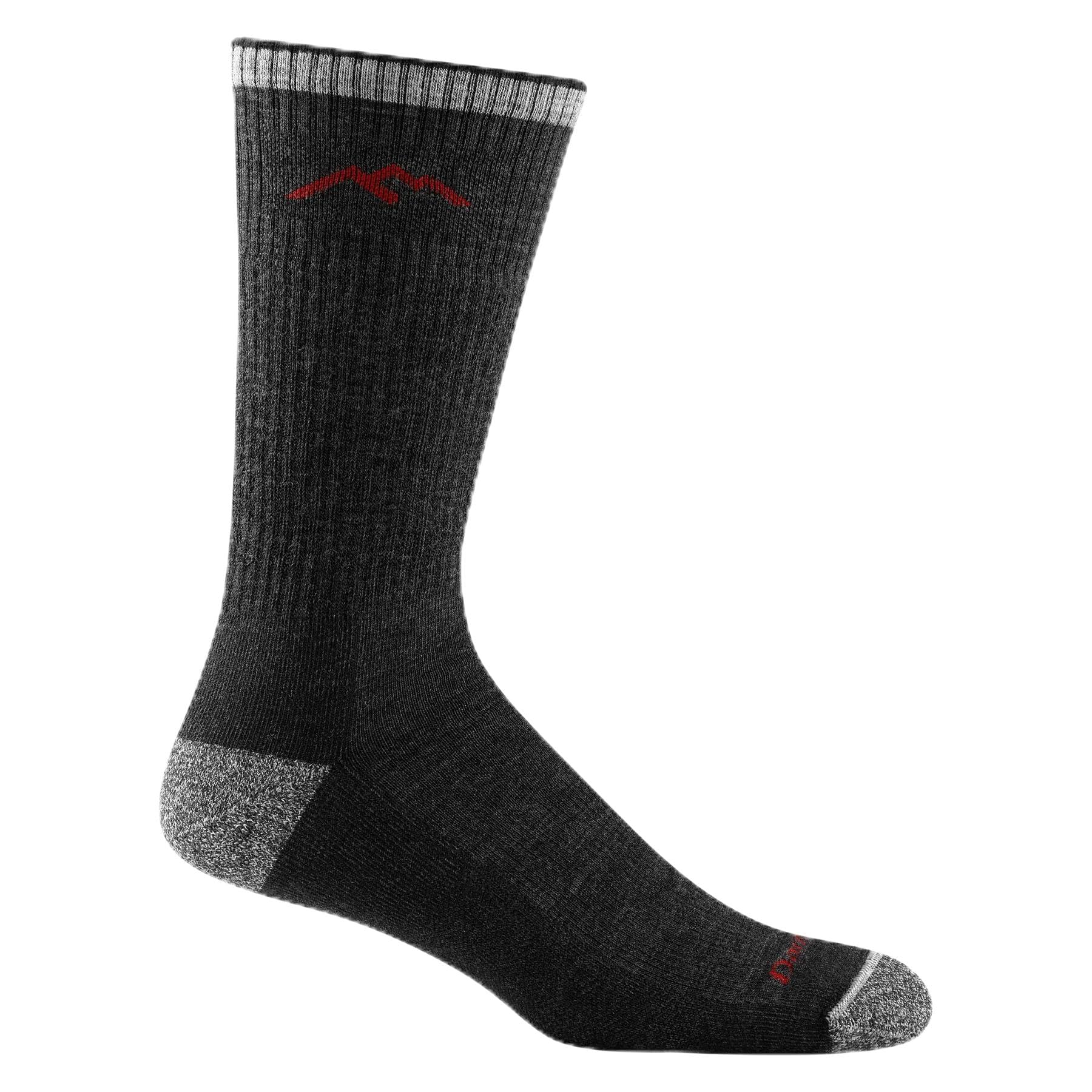 Darn Tough Vermont Style 1403 men's hiker sock in black, premium knit for all-day comfort.