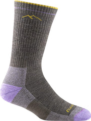 Darn Tough Vermont 1907 taupe sock close-up knit texture for all-day comfort.