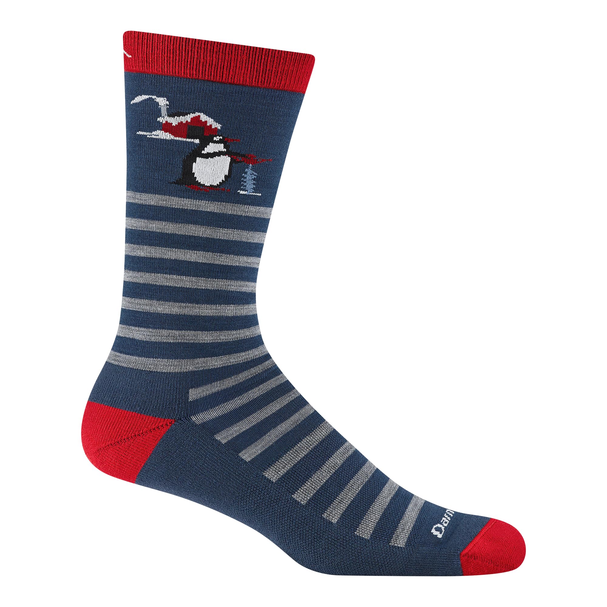 Darn Tough Wild Life crew sock seamless-toe for smooth comfort.