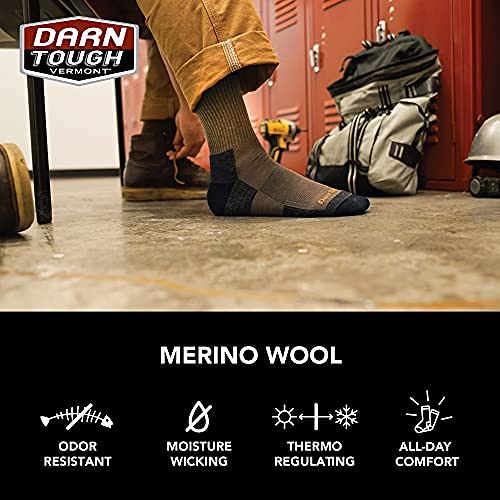 Darn Tough William Jarvis Boot Midweight is knit in Vermont with USA-sourced yarns.