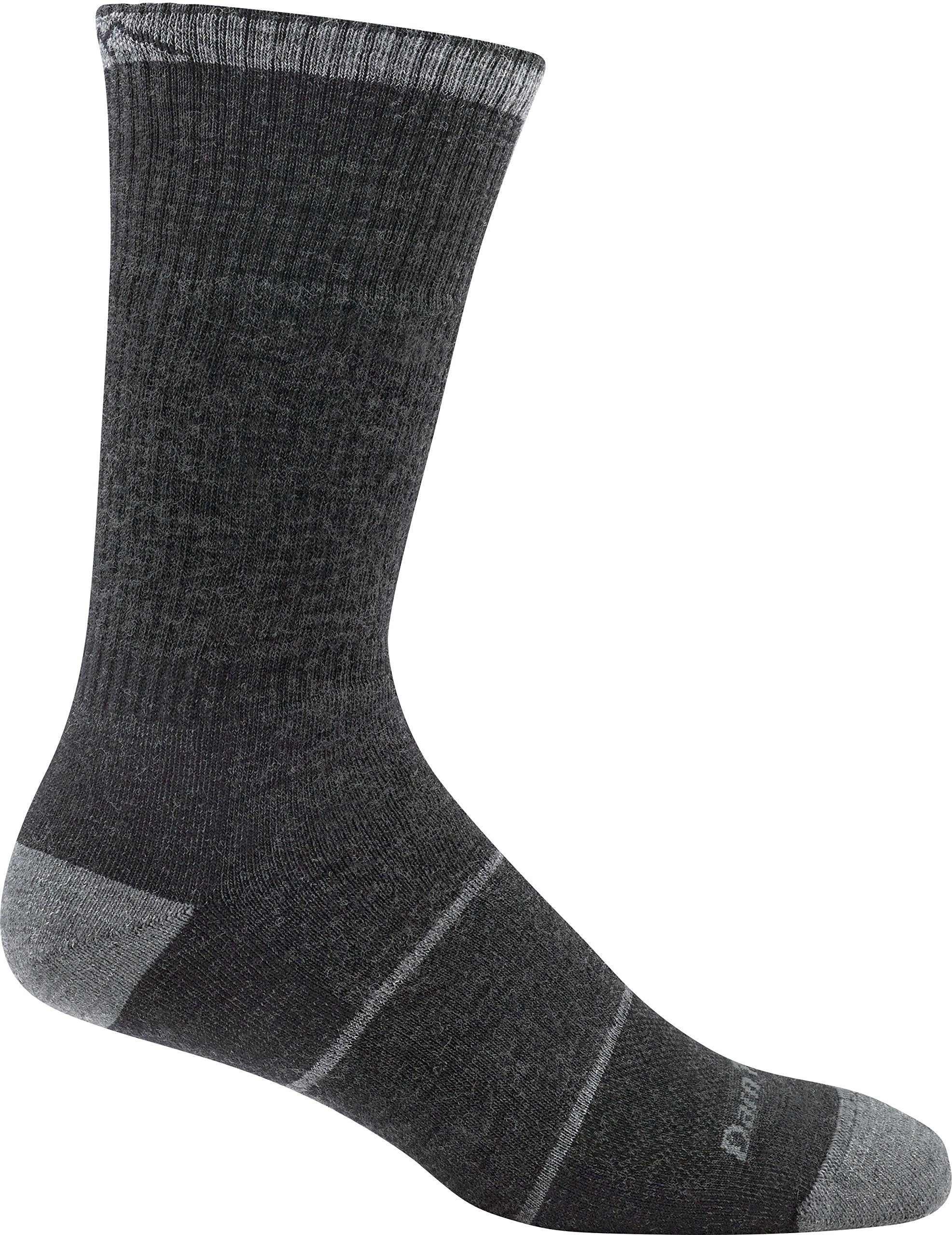 Darn Tough William Jarvis boot midweight sock in grey gravel for all-day comfort