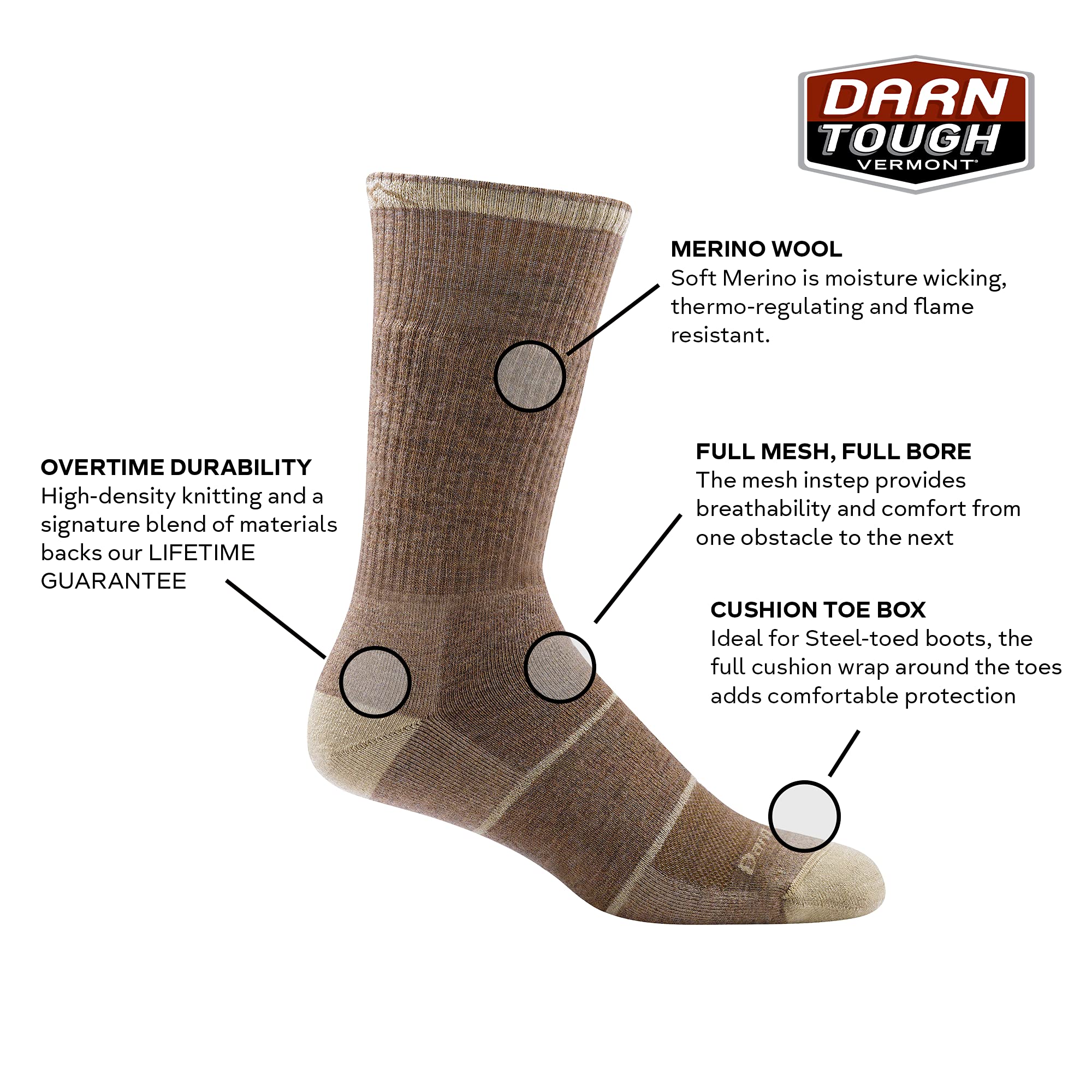 William Jarvis seamless cushion toe for smooth wear