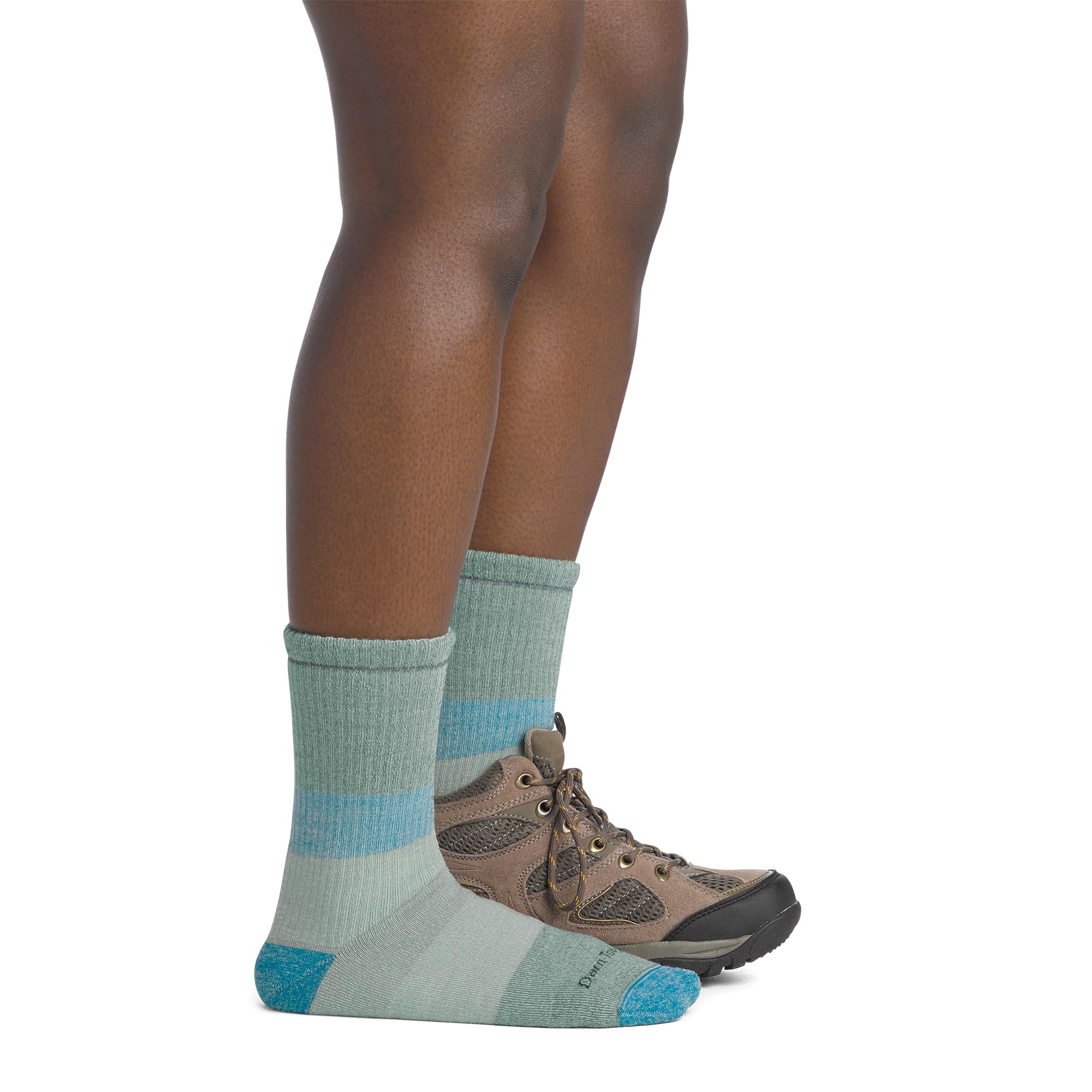 Darn Tough mountaineering sock in action for rugged use.