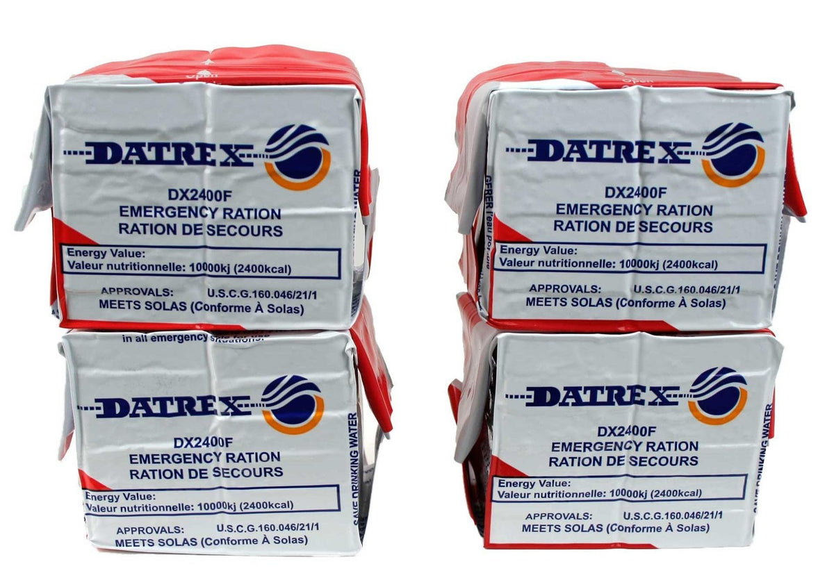 Datrex emergency survival 2400-calorie bars pack ready-to-eat energy for disaster kits