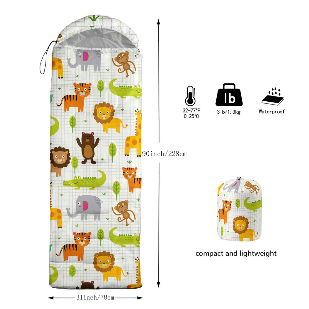 Datura Home sleeping bag compression sack for easy packing and portability.