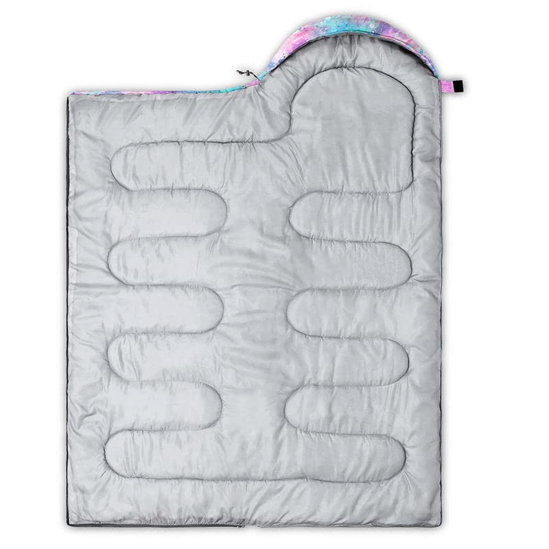 Datura home hooded sleeping bag with drawstring seal for extra warmth.