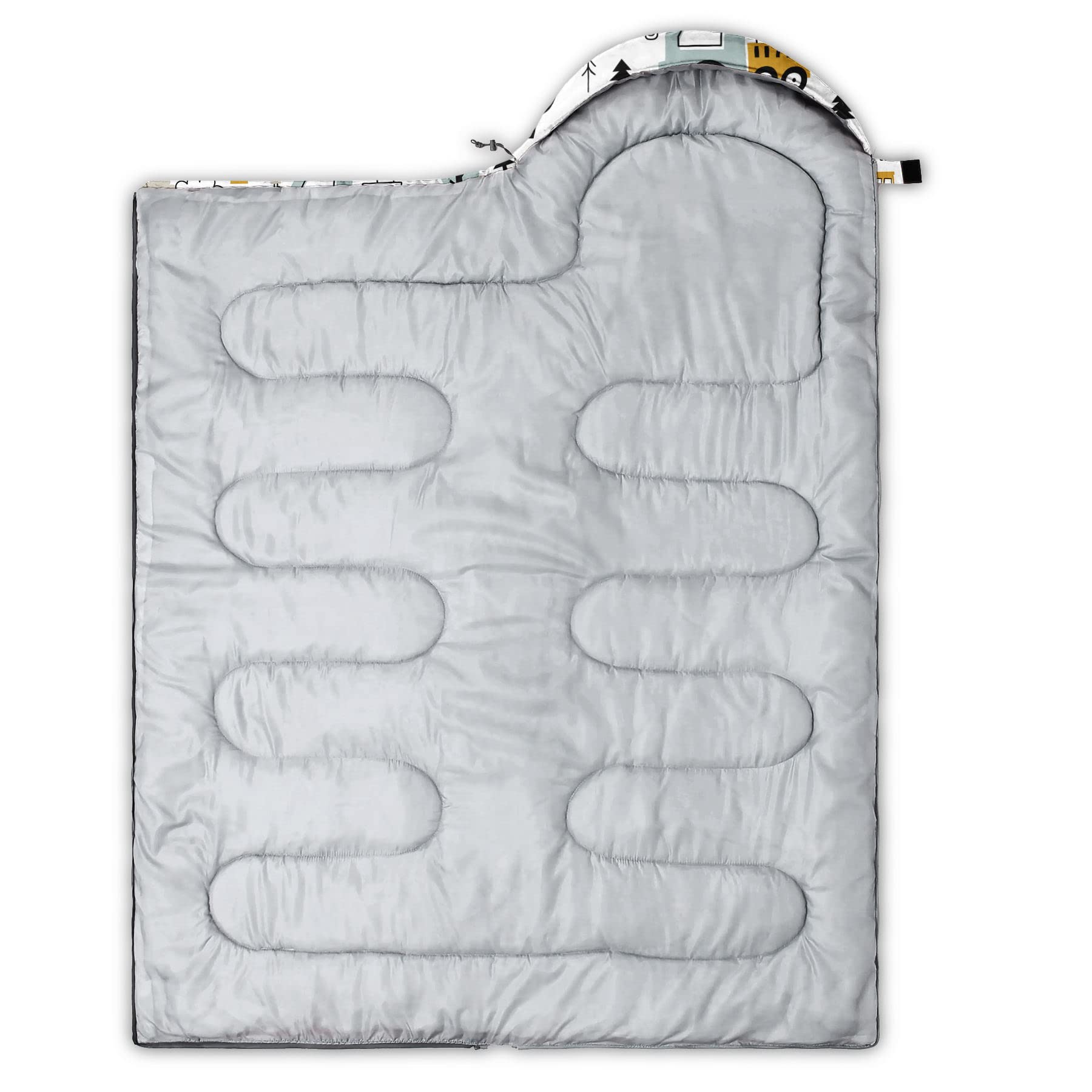Datura home sleeping bag ready for outdoor and indoor sleepovers.