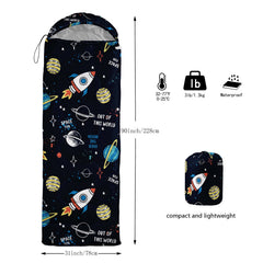 Datura Home sleeping bag compression-sack storage enables easy packing.