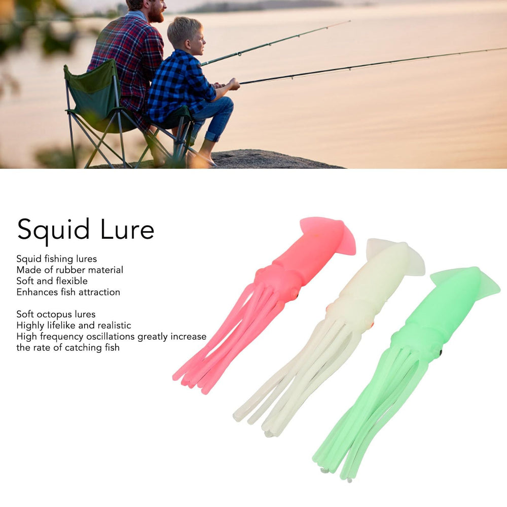 DAUZ squid lure high simulation tail action attracts fish naturally