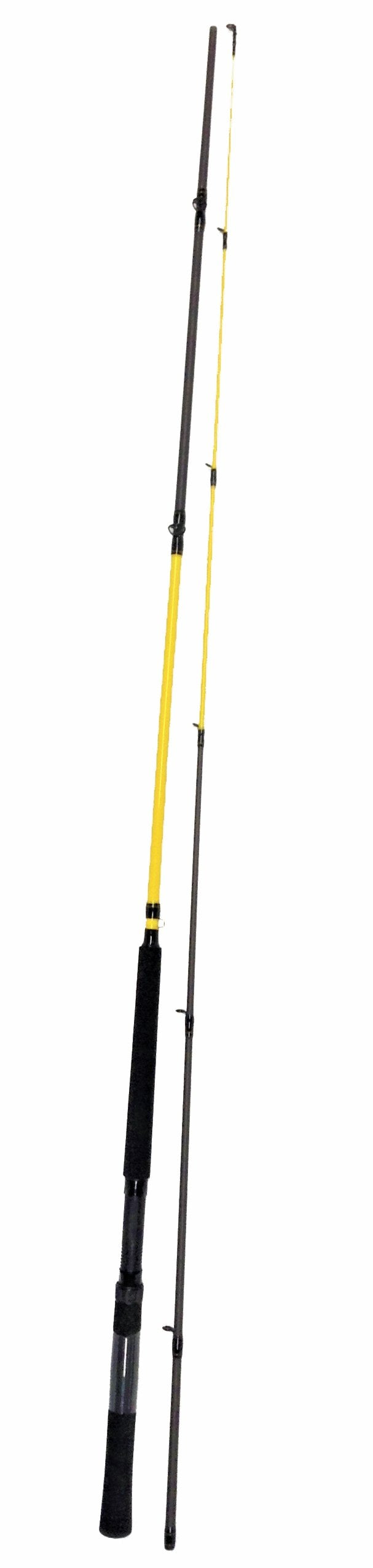 Dave's Crappie Buster 10ft 2-piece rod, ready for portable crappie fishing.