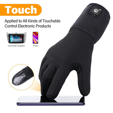 Day Wolf heated glove liner battery pocket with waterproof zipper secures power during adventures