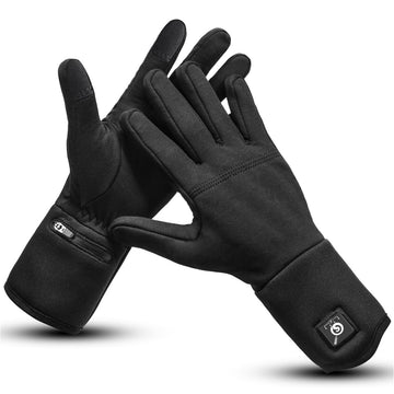 Day Wolf heated glove liner side-worn demonstrating slim, flexible warmth without bulk