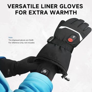 Day Wolf heated glove liner touchscreen-use enables device control while active
