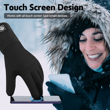 Day Wolf heated glove liners showing durable outer fabric and comfortable lining