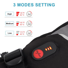 Day Wolf heated gloves with 7.4V batteries for extended outdoor warmth
