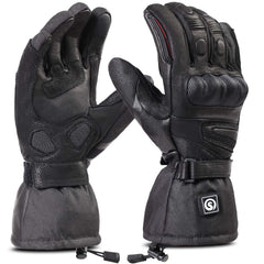 Day Wolf heated gloves back heat coverage provides full-hand warmth for cold rides.