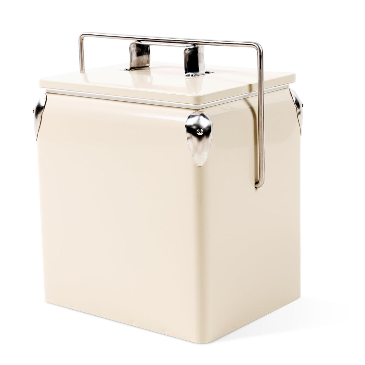 Dazefree retro cooler beige exterior view for stylish beach days and picnics