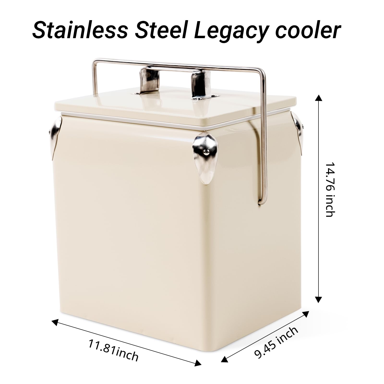 Dazefree retro cooler portable design fits in car trunks