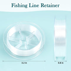 Slim braided nylon fishing line for crafts, 0.3mm diameter
