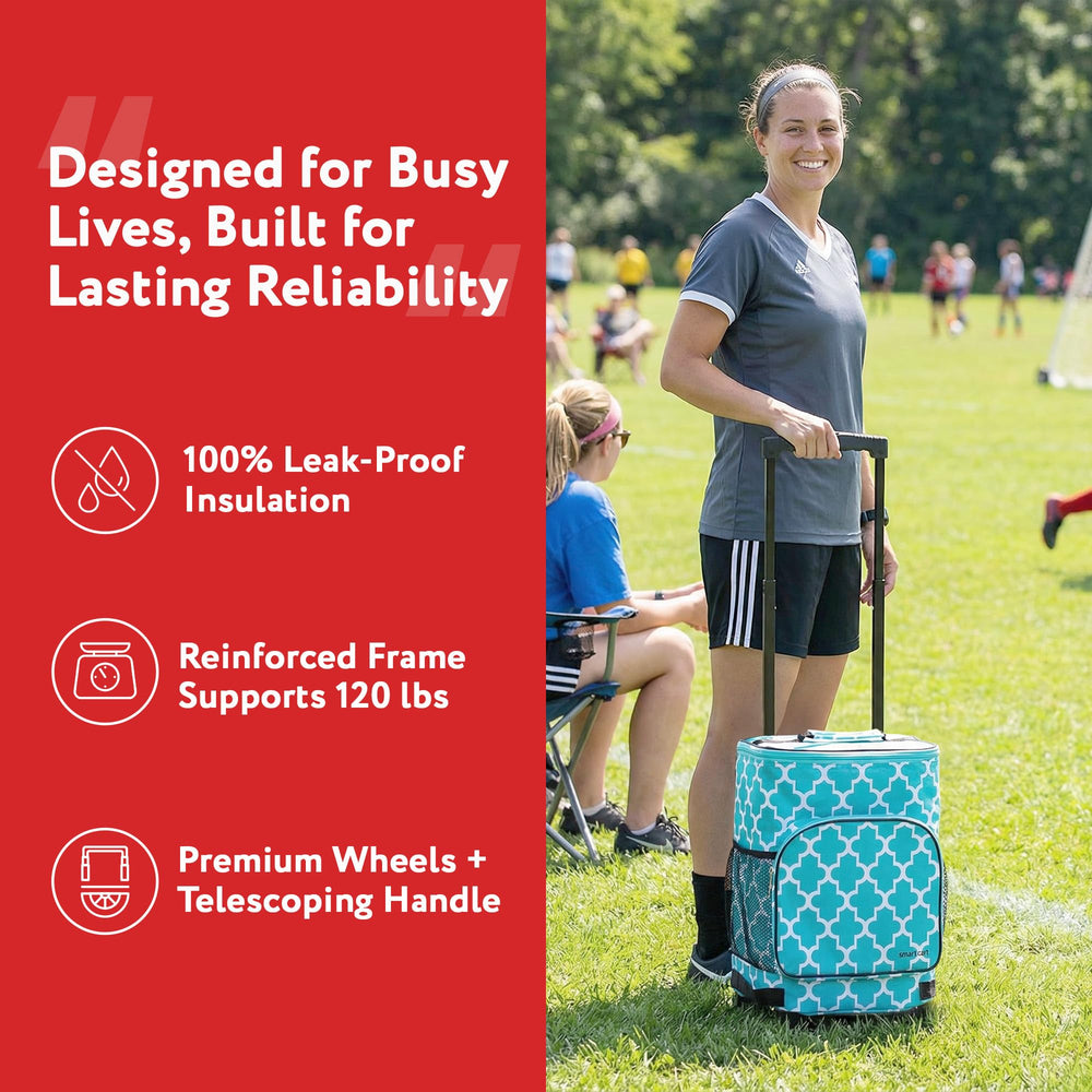 dbest Cooler features extra-large side pockets for bottles and snacks