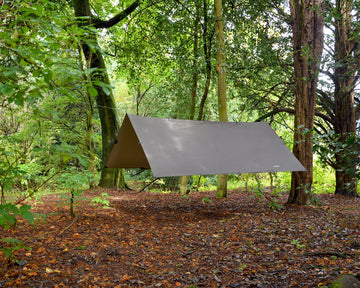 DD Hammocks DD Superlight Tarp includes pegs and guy ropes for fast setup.