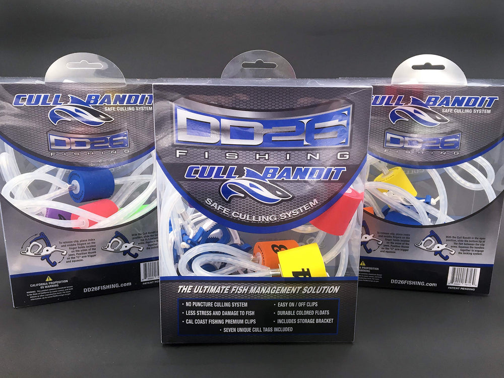 DD26 Fishing Cull Bandit boat bracket storage keeps gear organized between trips.