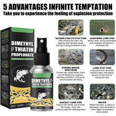 Ddewing bait attractant spray nozzle ready for quick application.
