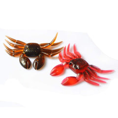 DDfishing crab lure pack brown 20pcs ready for versatile freshwater and saltwater use.