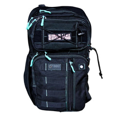 DDT Assassing Large Sling Bag Ice, front view with stabilizing strap for secure hands-free carry