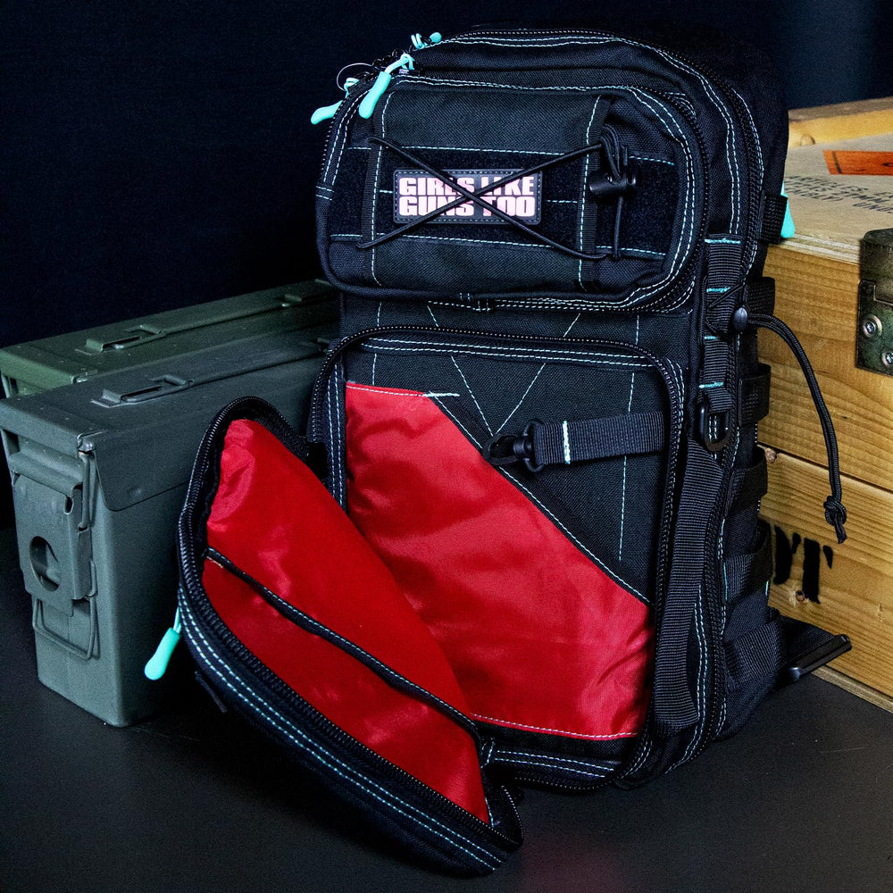 DDT Assassing Large Sling Bag Ice, removable holster area for customization