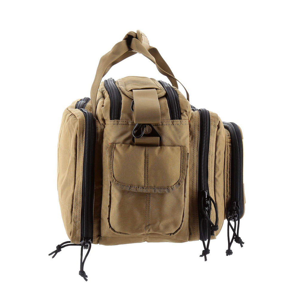 DDT Ranger reinforced handle and padded strap for comfortable transport.