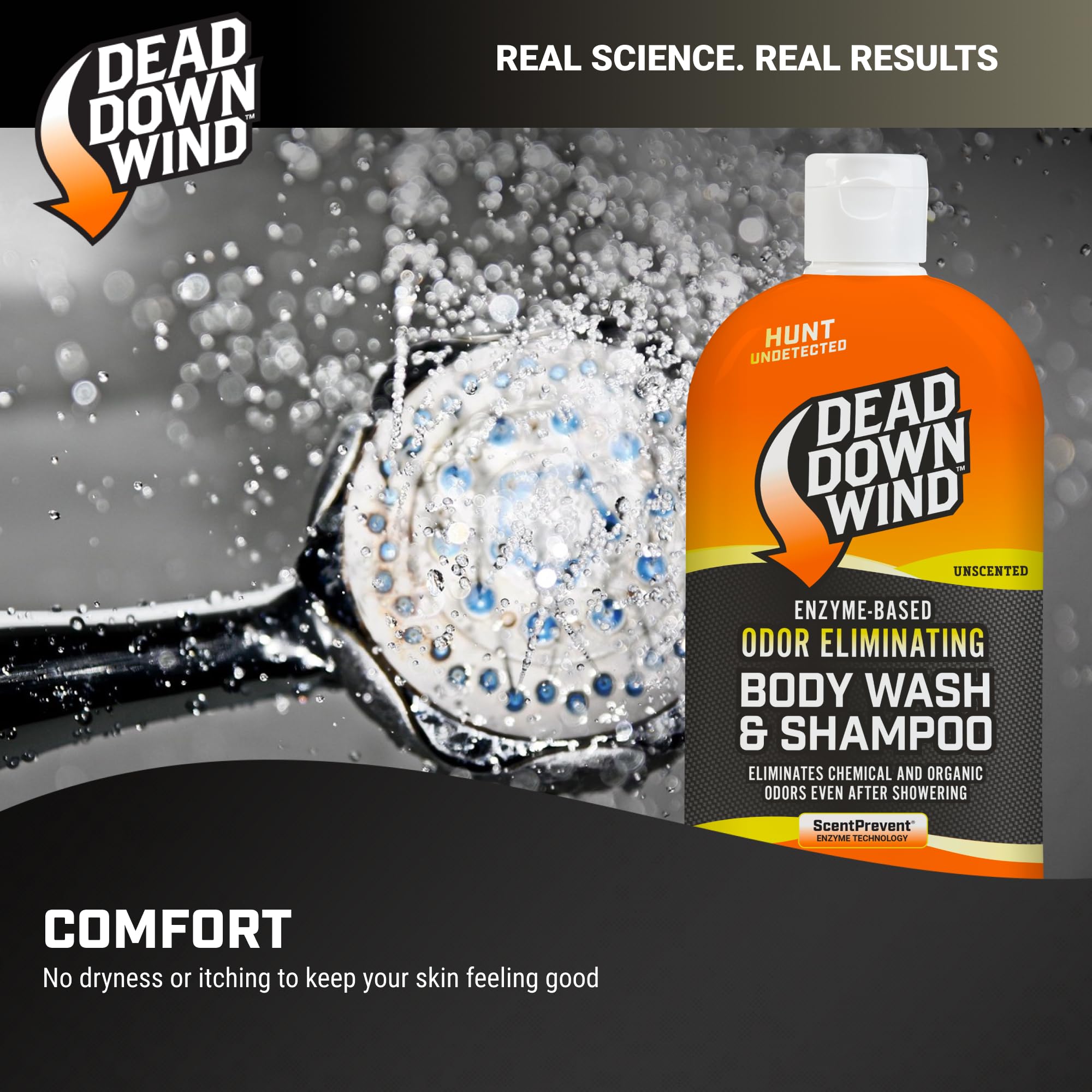American-made Dead Down Wind label emphasizes quality and domestic production.