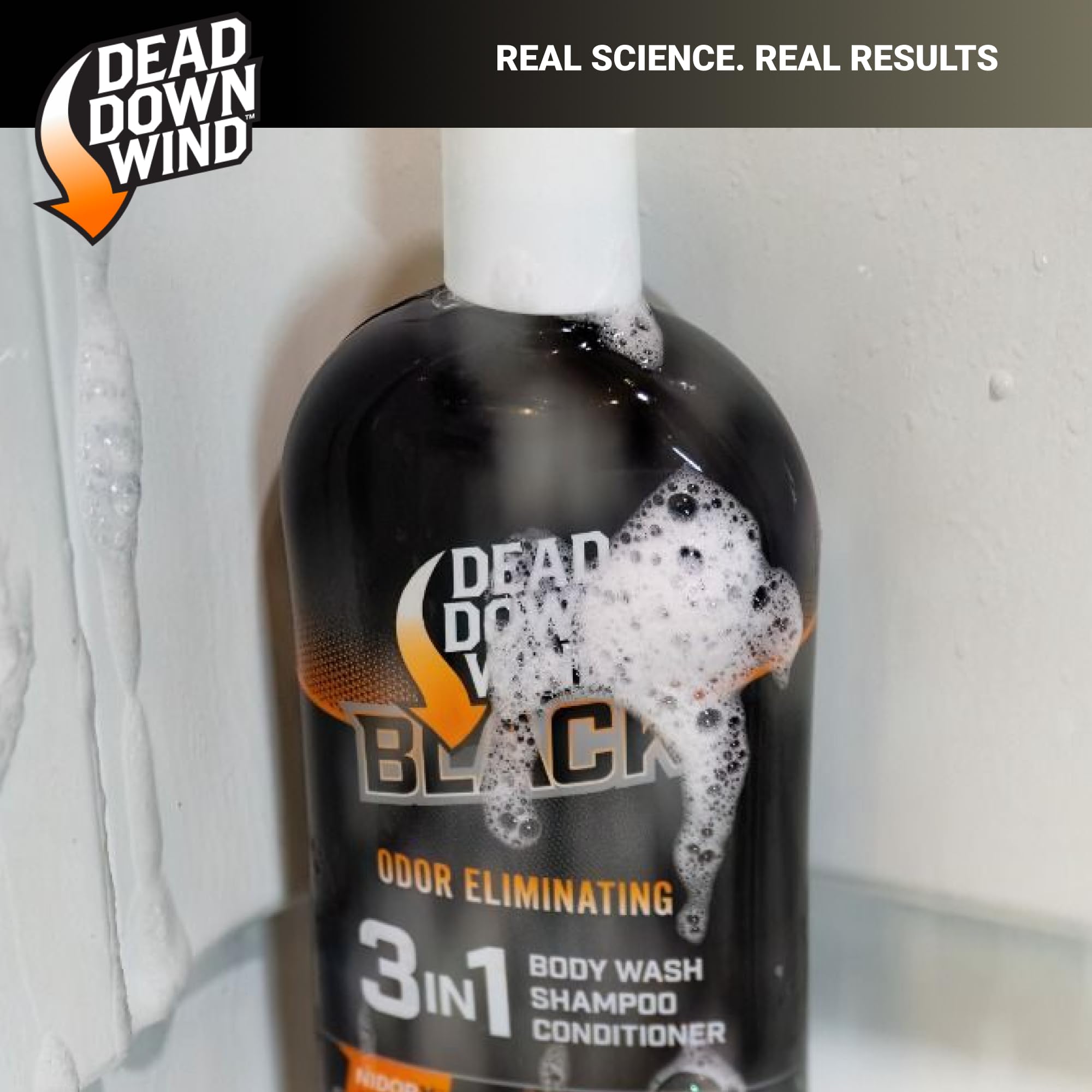 Dead Down Wind BLACK eco-friendly formulation aids scent control outdoors