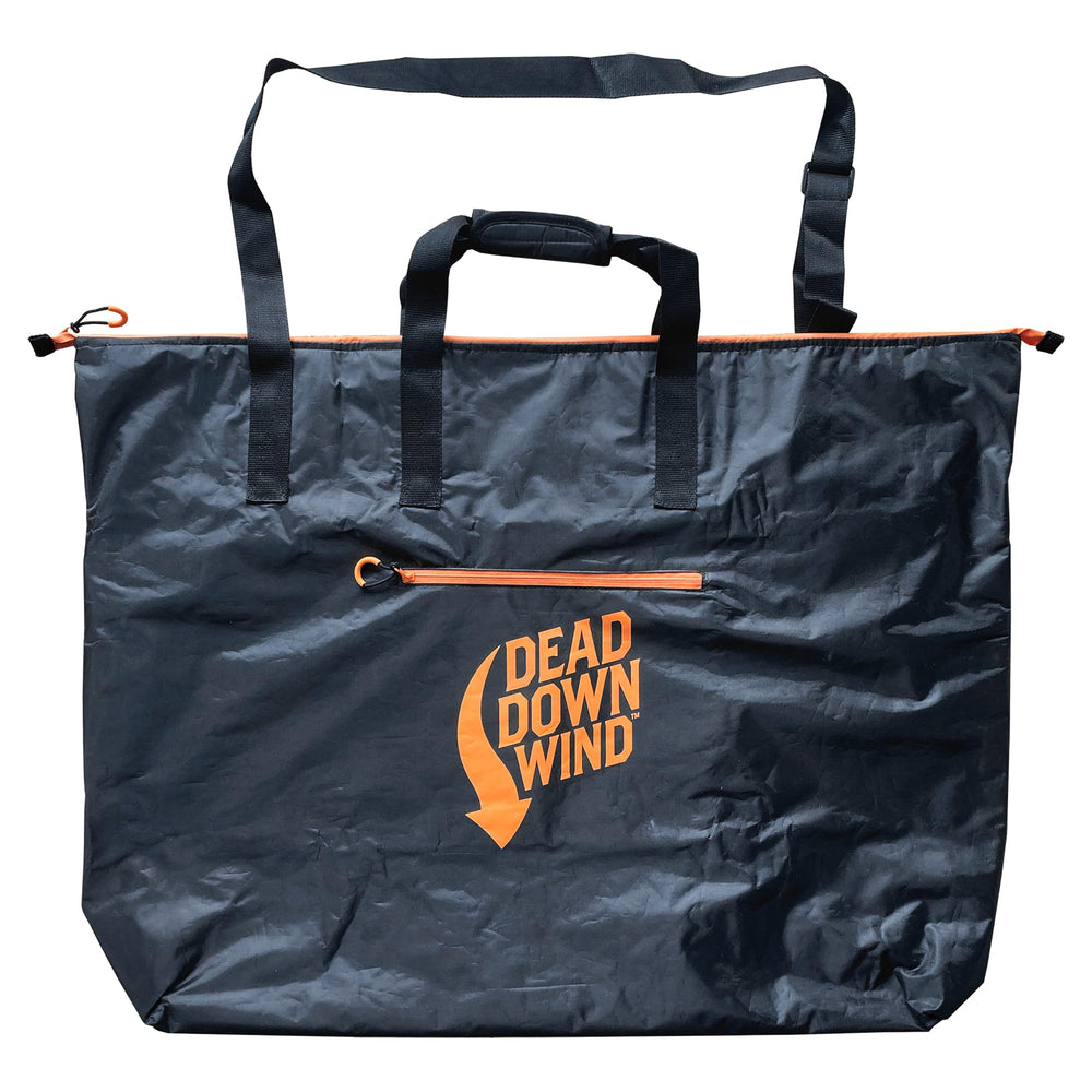 Dead Down Wind Black Premium Travel Bag, full view showing size and rugged build for hunts