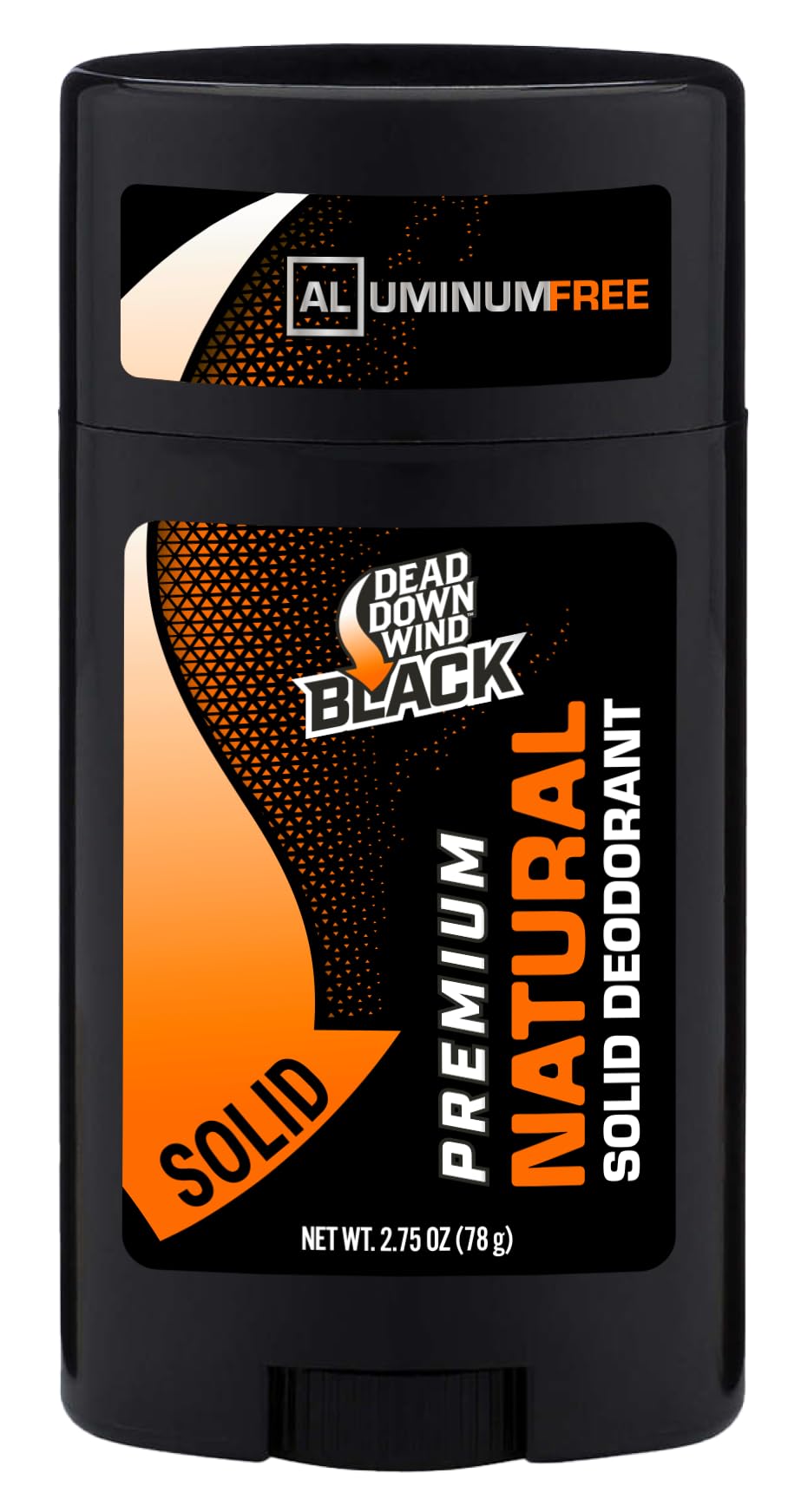 DEAD DOWN WIND Black Premium Solid Deodorant dial offers long-lasting odor control in the field