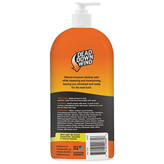 Dead Down Wind Body & Hair Soap lather shot, unscented formula nourishes hair and skin.