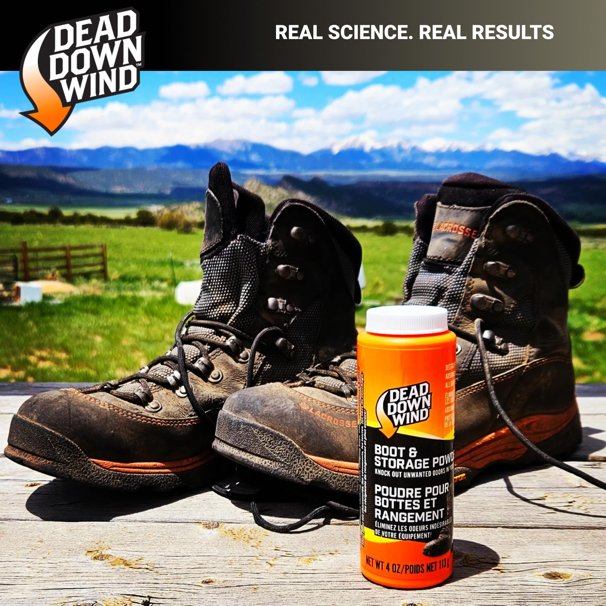 Dead Down Wind eco-friendly formula minimizes biocide use while odor control remains effective.