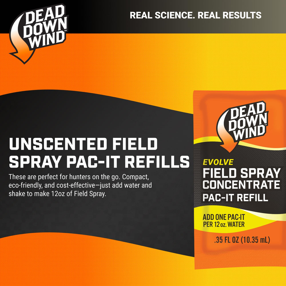 DEAD DOWN WIND Evolve unscented refill provides odor control for all-season hunts.