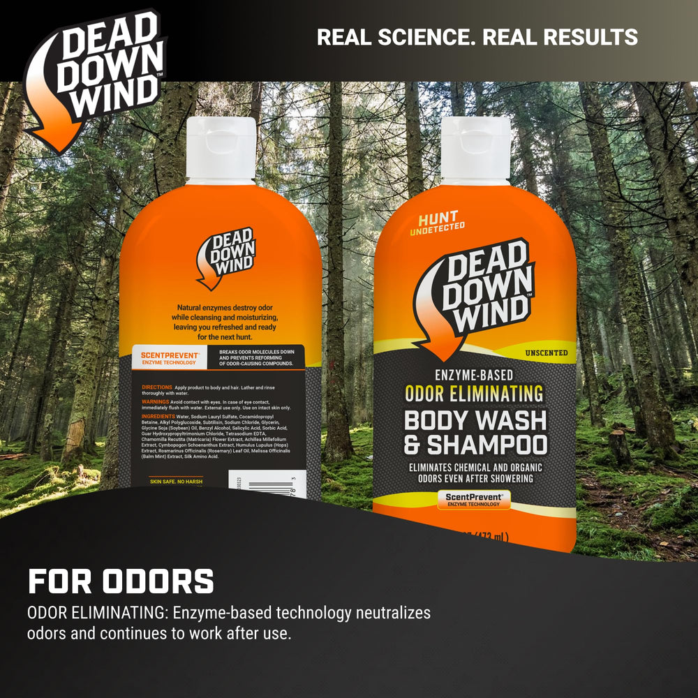 Dead Down Wind fragrance-free formula is skin-safe and suitable for sensitive skin.