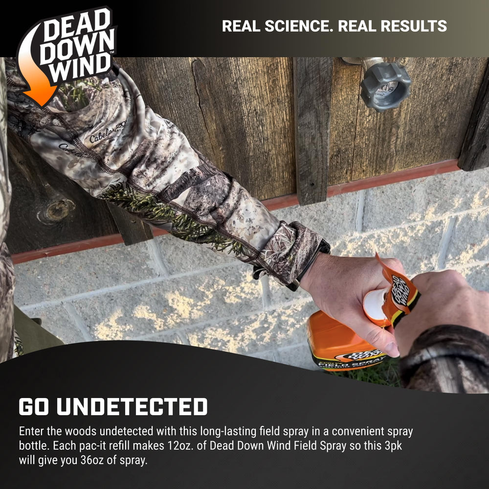DEAD DOWN WIND gear and clothing odor control for stealthy hunts.