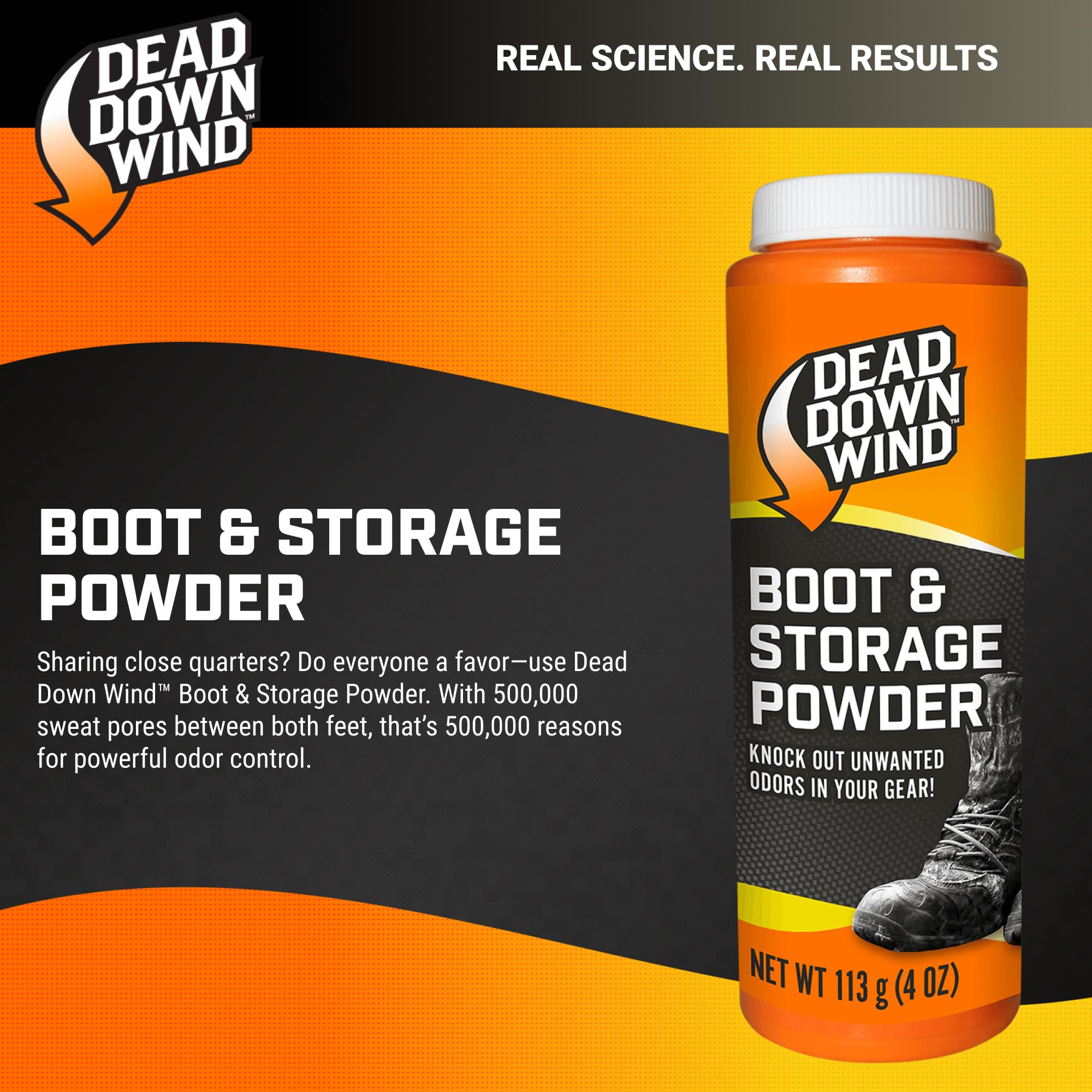 Dead Down Wind hunting boots odor control helps keep your scent in check.