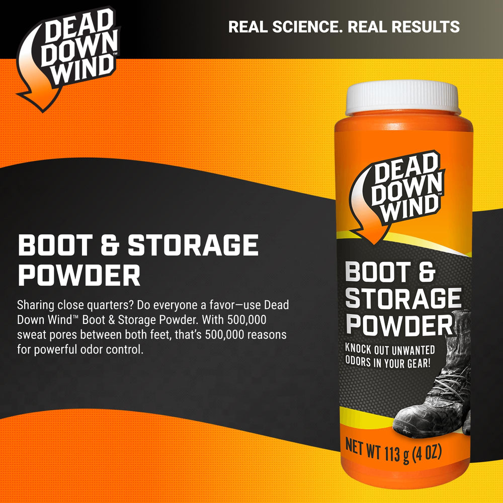 Dead Down Wind hunting boots odor control helps keep your scent in check.