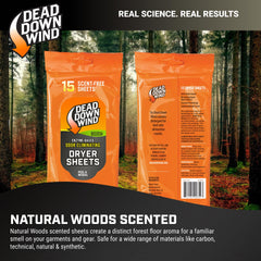 Dead Down Wind ScentPrevent sheets removing odors from hunting garments