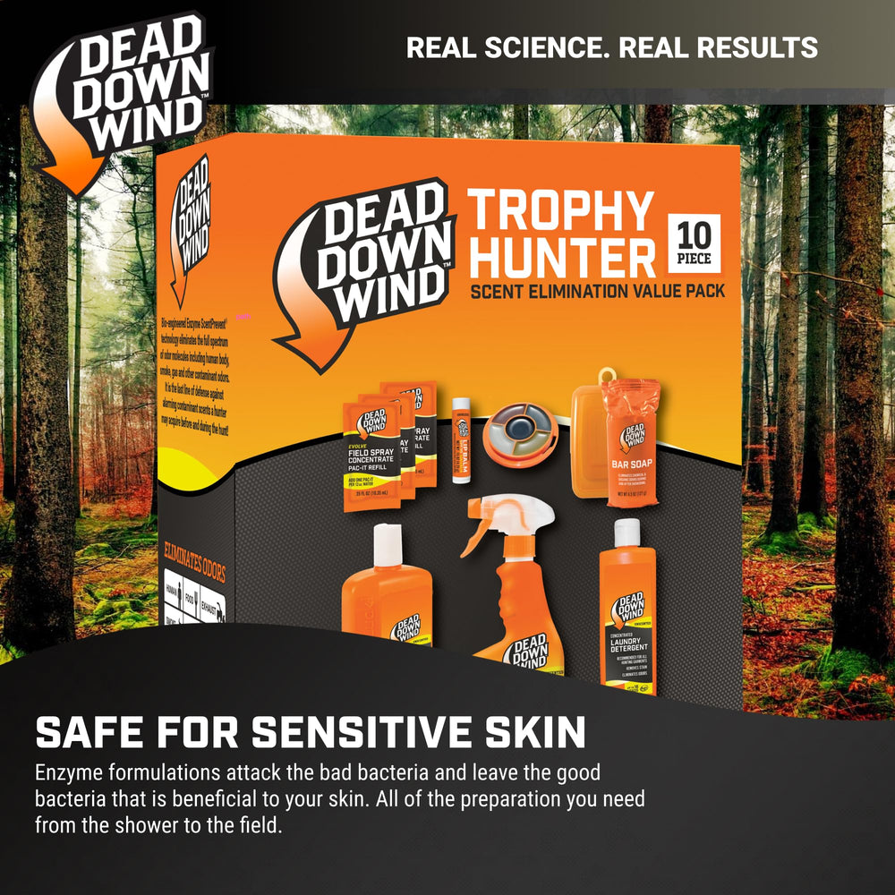 Dead Down Wind Ambush 5-Color Face Paint blends into environments for concealment.
