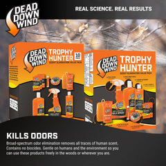 Dead Down Wind Trophy Hunter Field Spray Refill keeps scent control ready in the field.