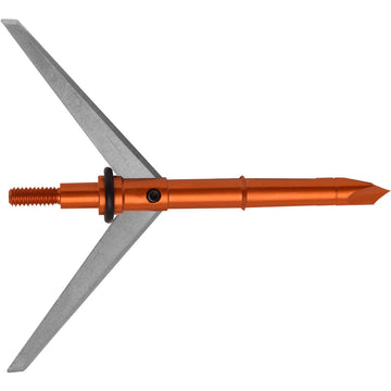 Dead Ringer Super Freak Extreme Crossbow Broadhead shown in ready-for-impact configuration for reliable hunting shots.