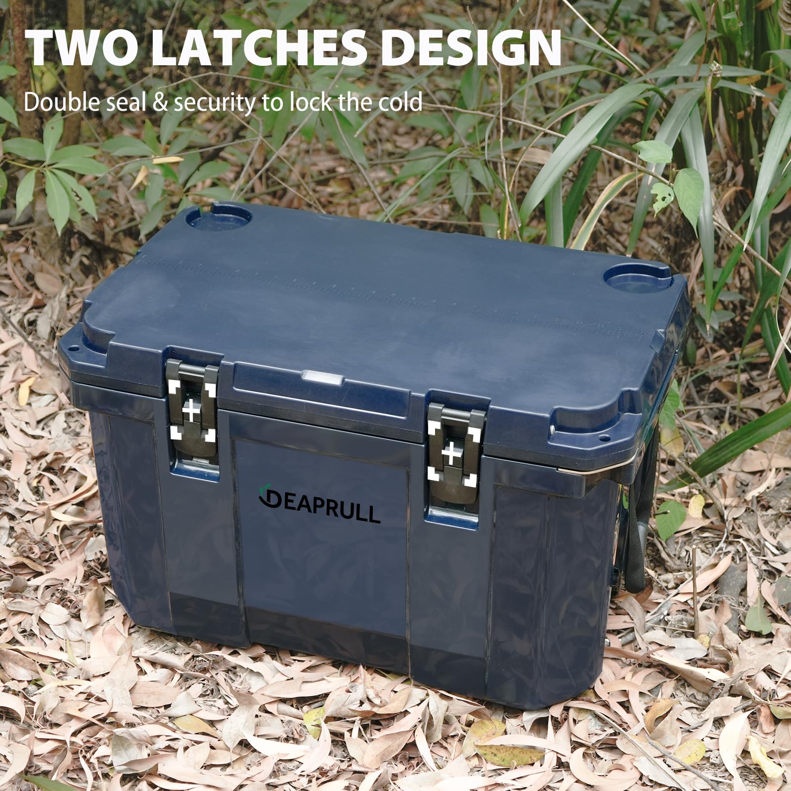 DEAPRULL 60QT cooler marine rope handles with protective cover for easy transport