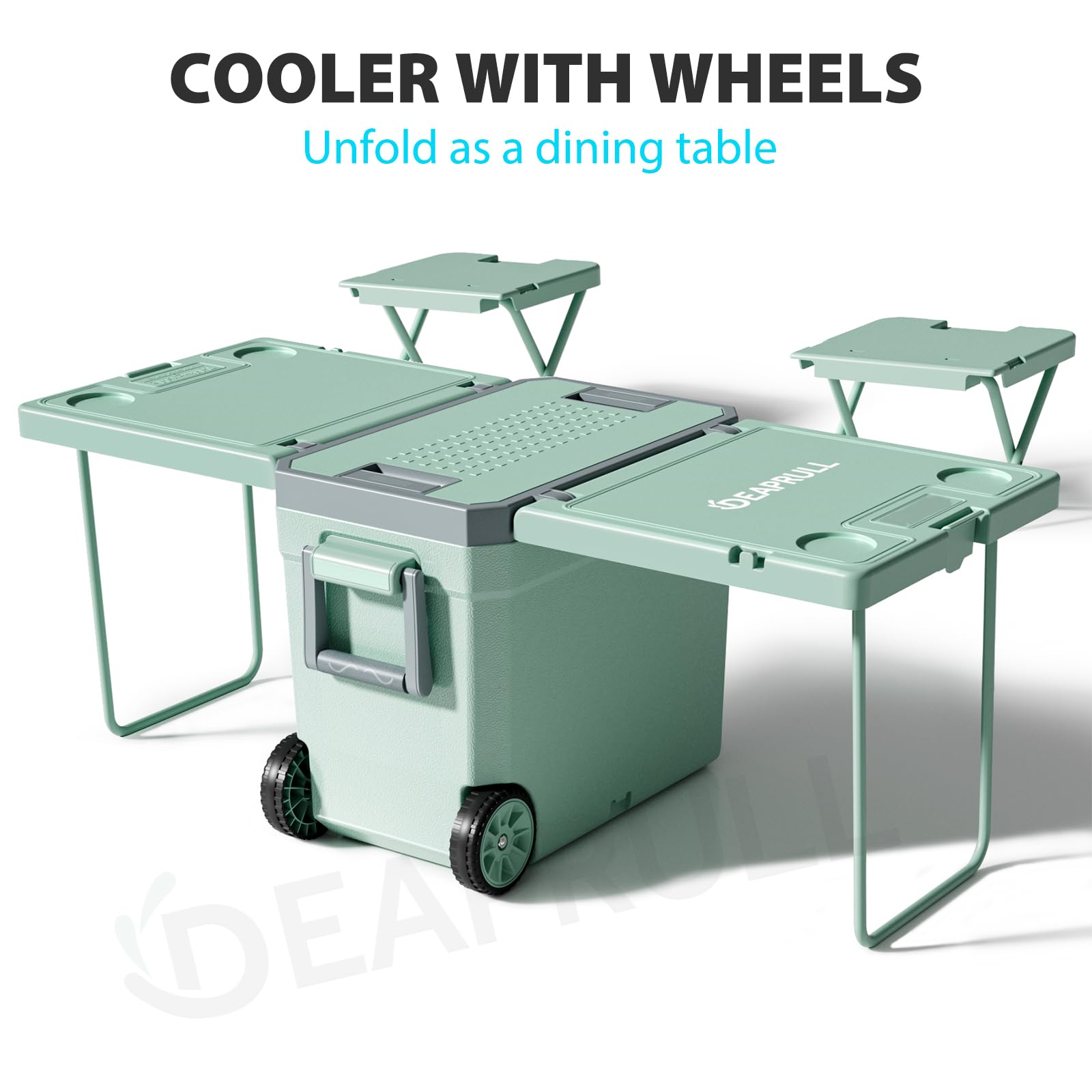 DEAPRULL outdoor setup suitable for beach, boat, and camping