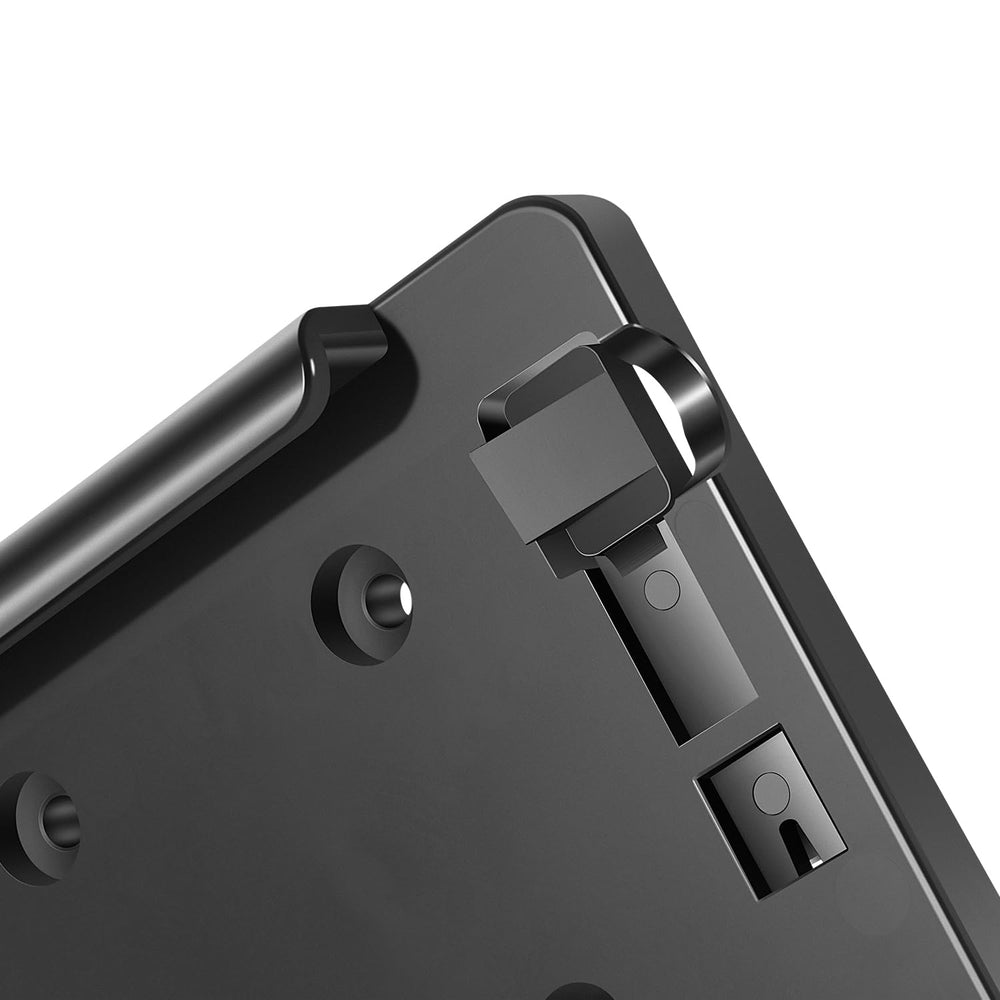Corrosion- and UV-resistant black plastic base